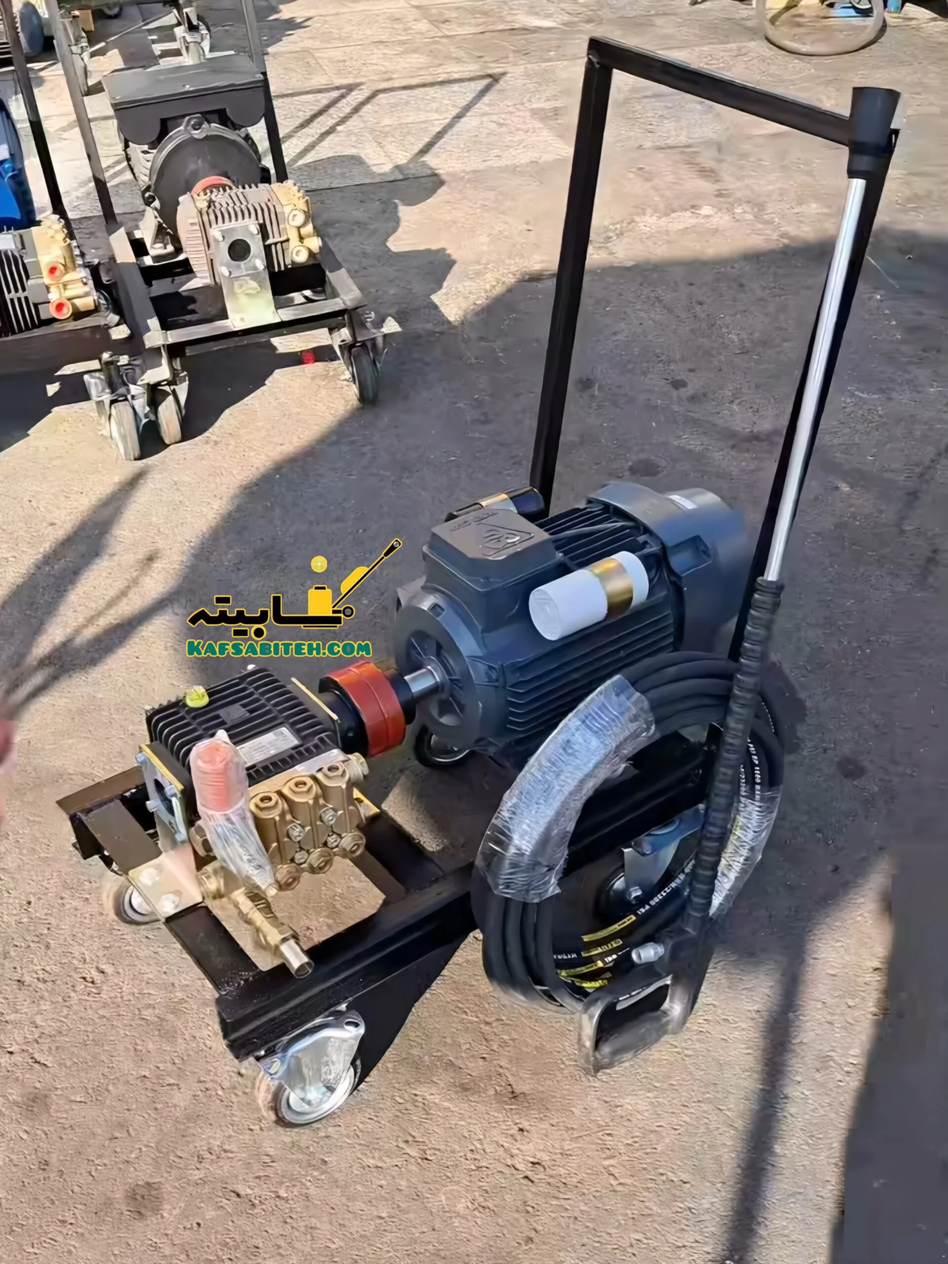 کارواش صنعتی تک فاز ۱۱۰ بار برتولینی ایتالیا - پمپ واترجت- bertolini water jet